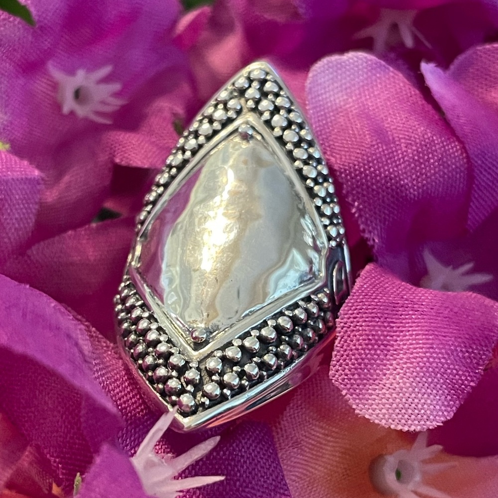 Silpada Sterling Silver ‘Sheild’ Statement Ring R… - image 7